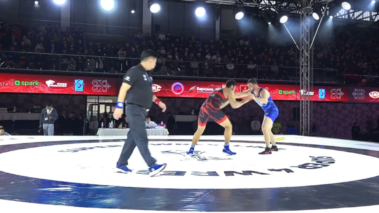 ВОЛЬНАЯ БОРЬБА. SUPER 4 WRESTLING. 97 кг 1\2 Ризабек Айтмухан (KAZ)-Ахмед Батаев (BUL)
