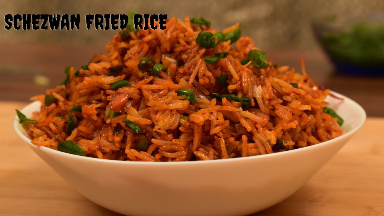 शेजवान फ्राइड राइस | schezwan fried rice | Schezwan Fried Rice Recipe in marathi | smart recipes