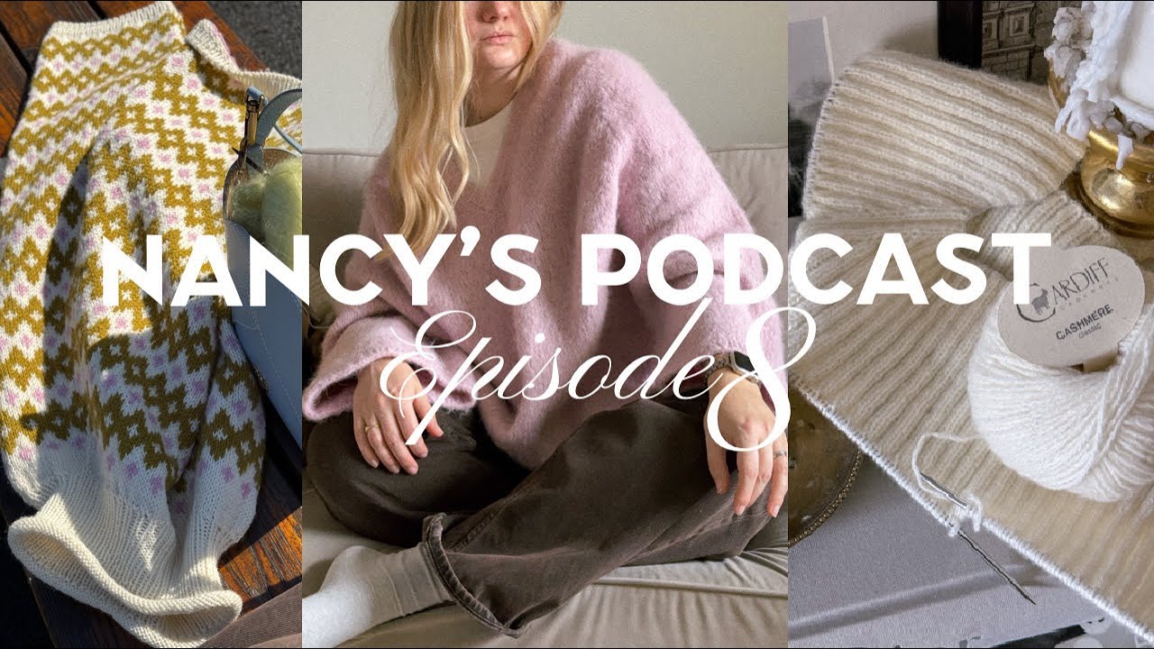 Knitting podcast Episode 8| finished Inge &Franky sweaters, Frøya sweater and new test knits