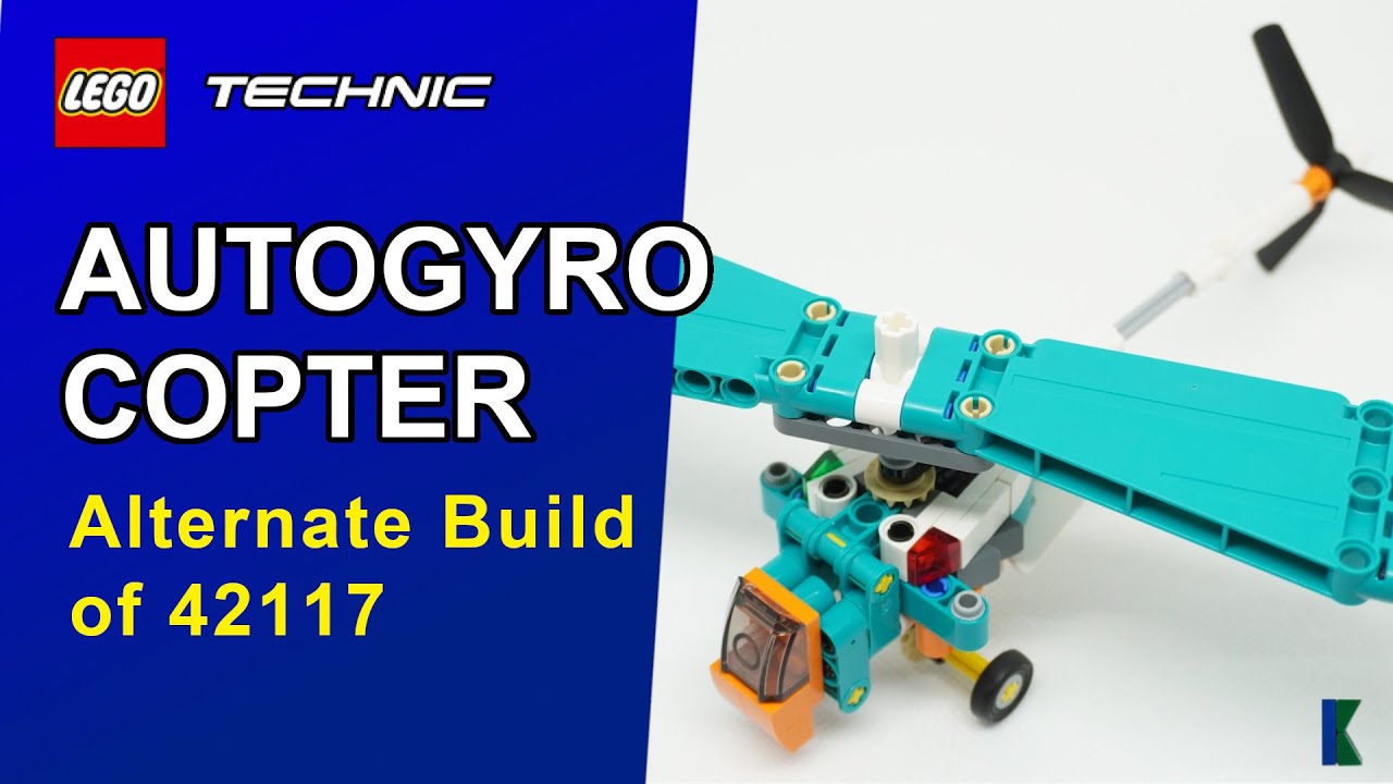 Autogryo Copter | MOC by Silvavasil | Stop Motion Build | 42117 Alternate Build