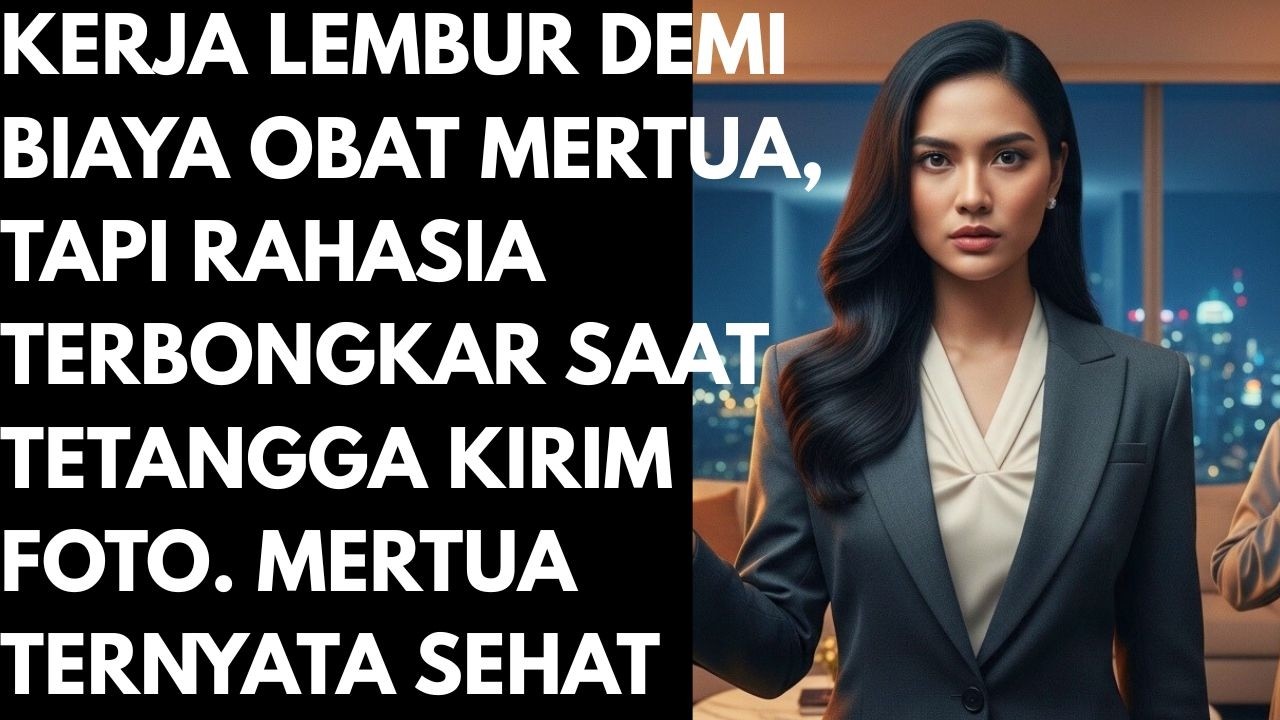 KERJA LEMBUR DEMI BIAYA OBAT MERTUA, TAPI RAHASIA TERBONGKAR SAAT TETANGGA KIRIM FOTO