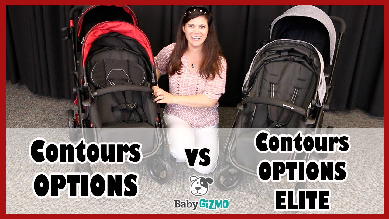 Contours Options vs Contours Options Elite Double Stroller Comparison