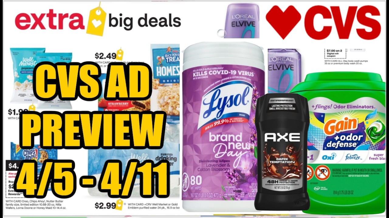 CVS AD PREVIEW (4/5 - 4/11)