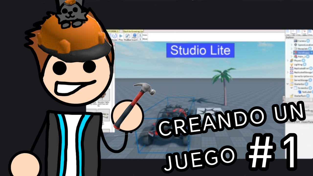 CREANDO un JUEGO de ROBLOX DESDE MI CELULAR | Día 1