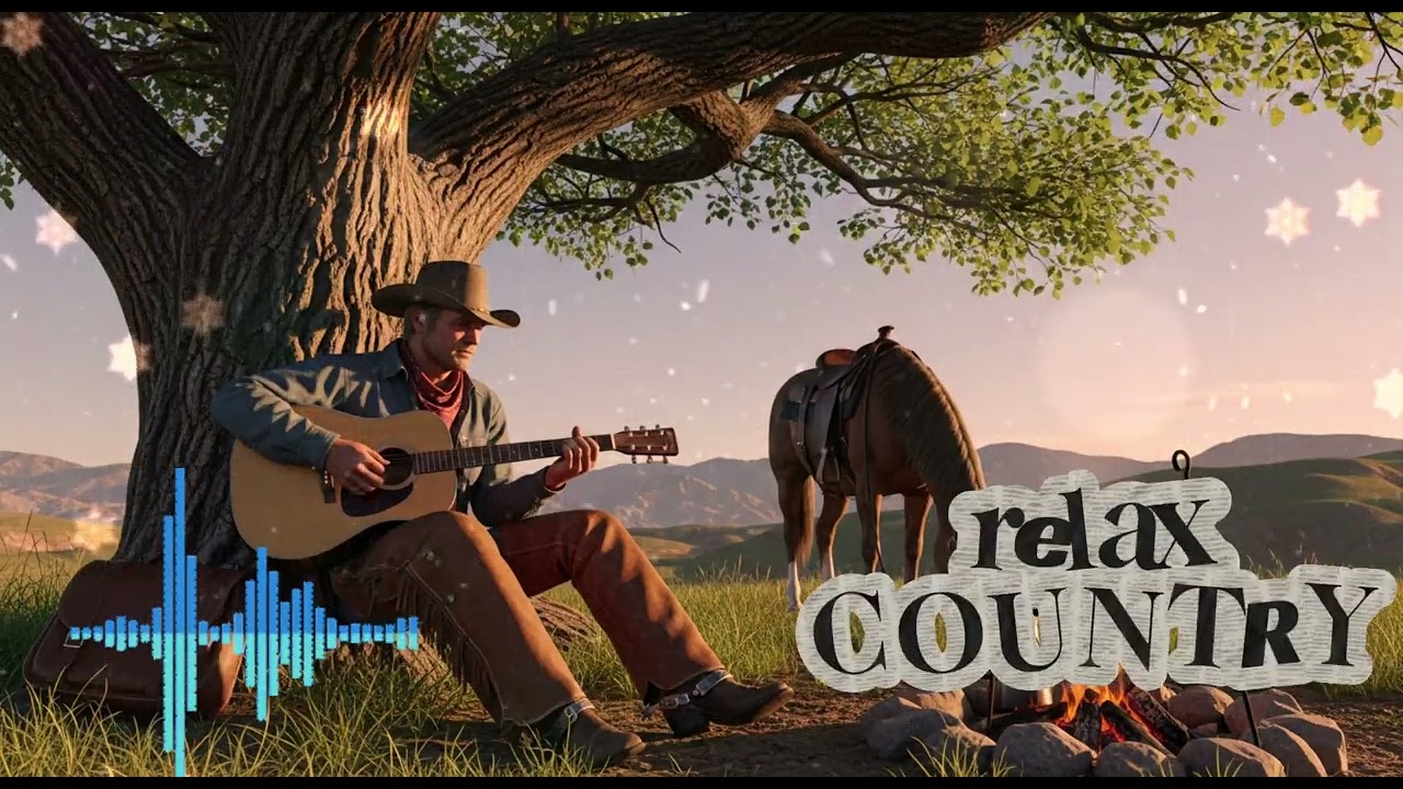 Cozy Cabin Ambiance 032| Warm & Gentle Country Music for a Peaceful Evening by the Fire