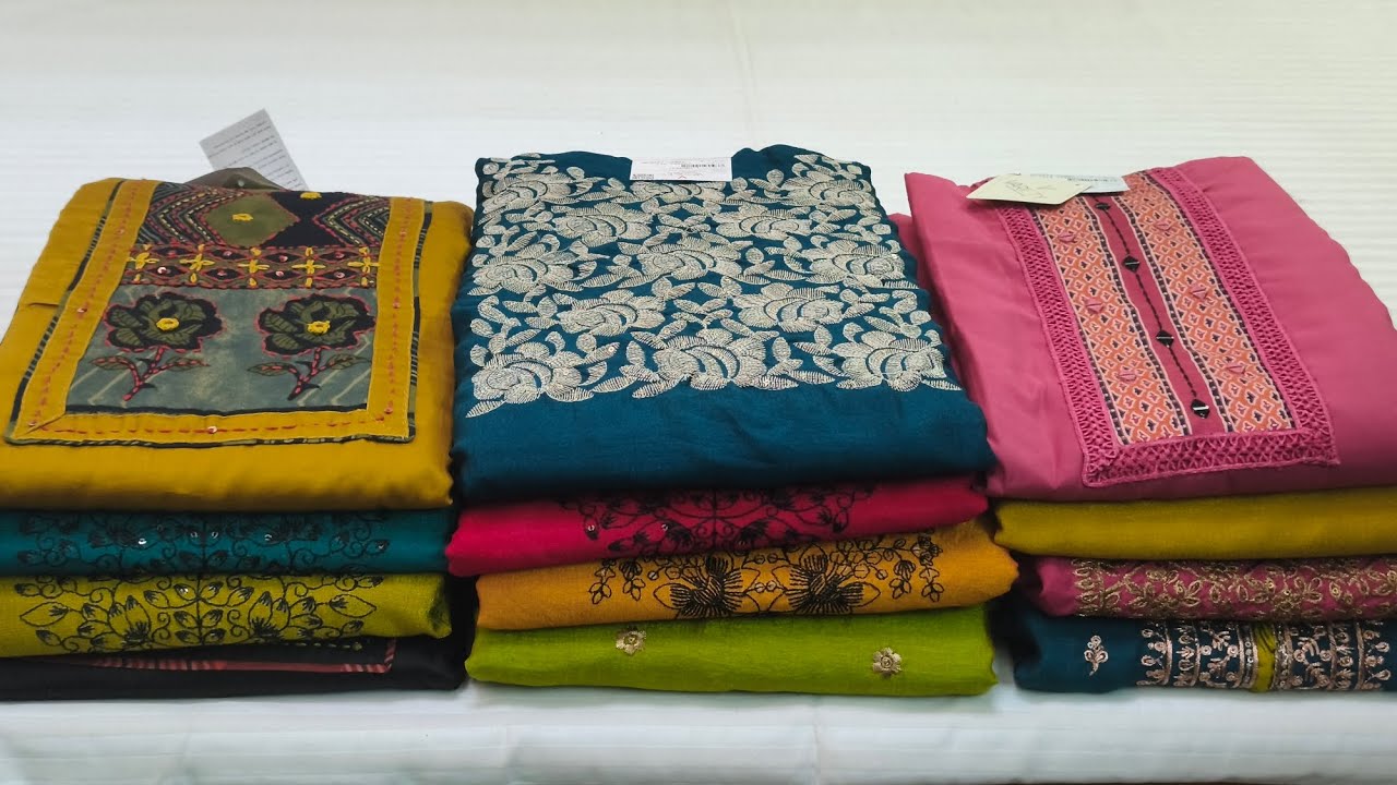 Cotton unstitched materials 😍 online 🛍️💸shopping