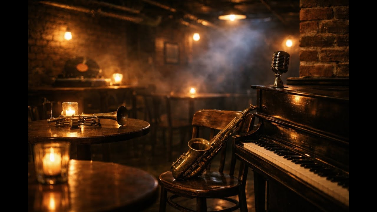 🕯️🎧Midnight Basement Sessions, Upbeat Hip-Hop Jazz Music for Studying, Relaxing and Working 🎧🕯️