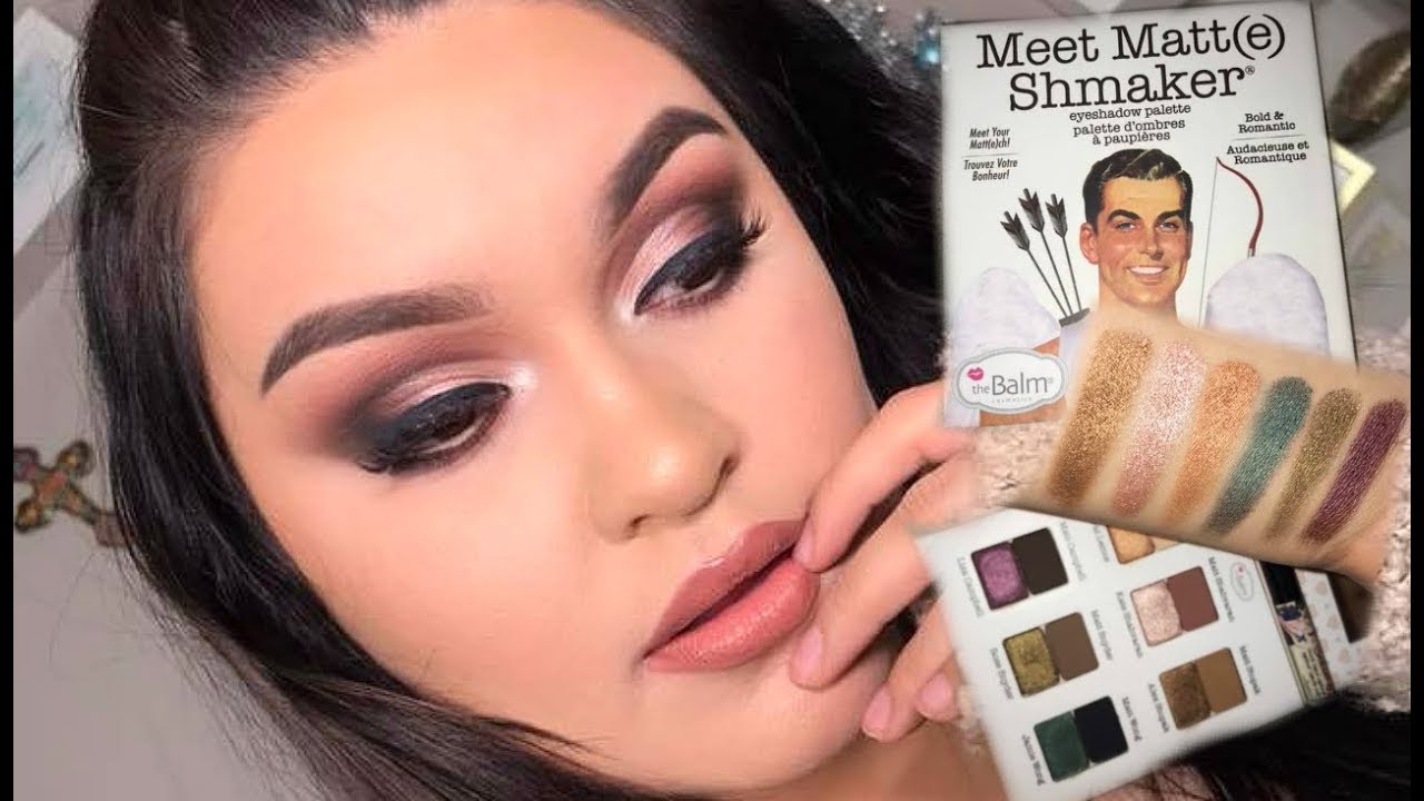 NEW Meet Matt(e) shmaker eyeshadow palette by THE BALM COSMETICS tutorial & GIVEAWAY!!