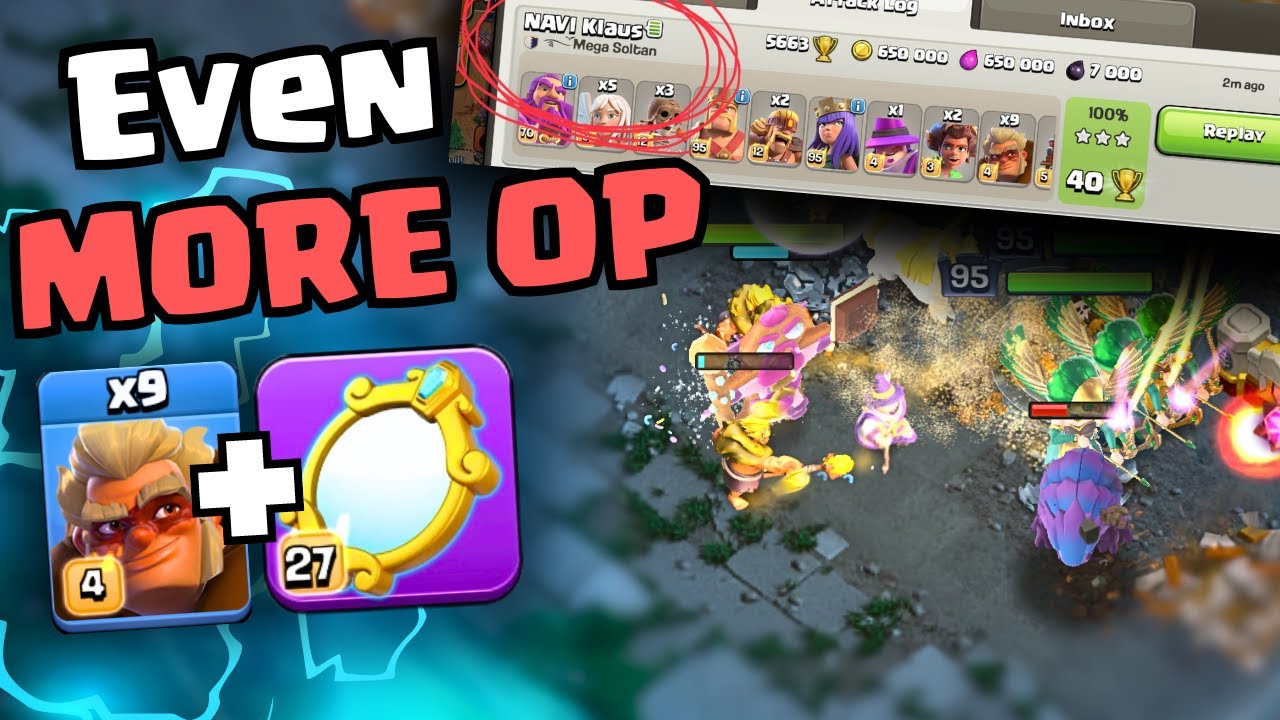 MASS DRUIDS is even MORE OP with new MAGIC MIRROR - Even Klaus gets rekt! | TH16 best attacks