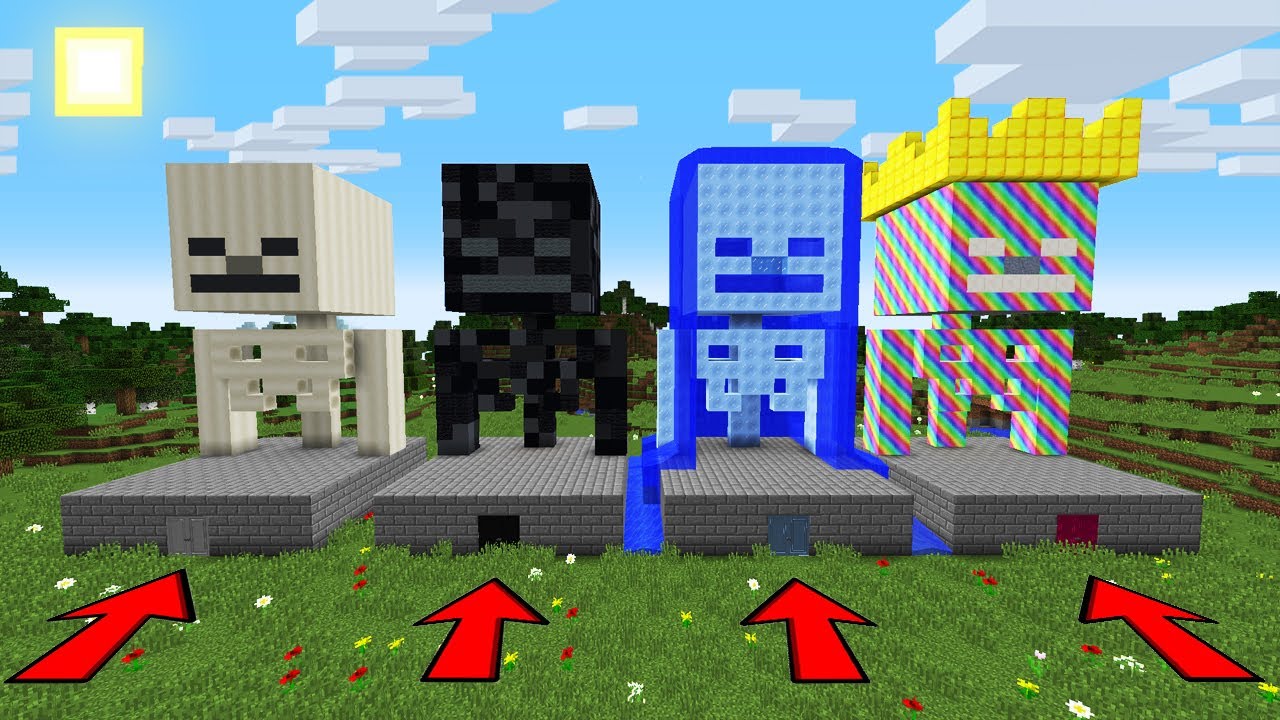 ЕСЛИ ВЫ ВЫБЕРЕТЕ НЕПРАВИЛЬНЫЙ СКЕЛЕТ, ВЫ УМРЕТЕ - Minecraft Maizen Mizen Mazien Parody