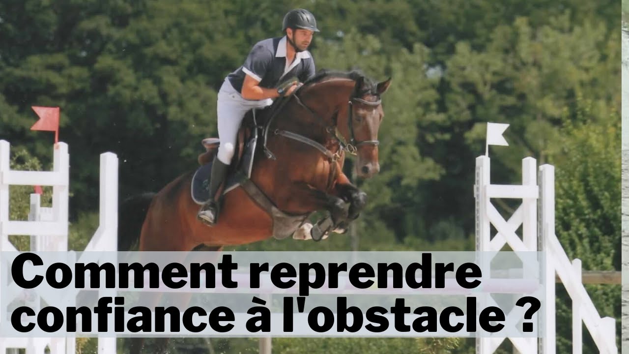 Comment reprendre confiance en saut d'obstacles ?
