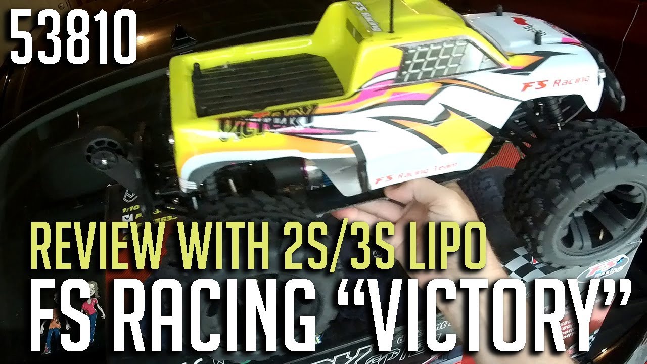 FS Racing 53810 Brushless 4WD Truck Review on 2s/3s lipos