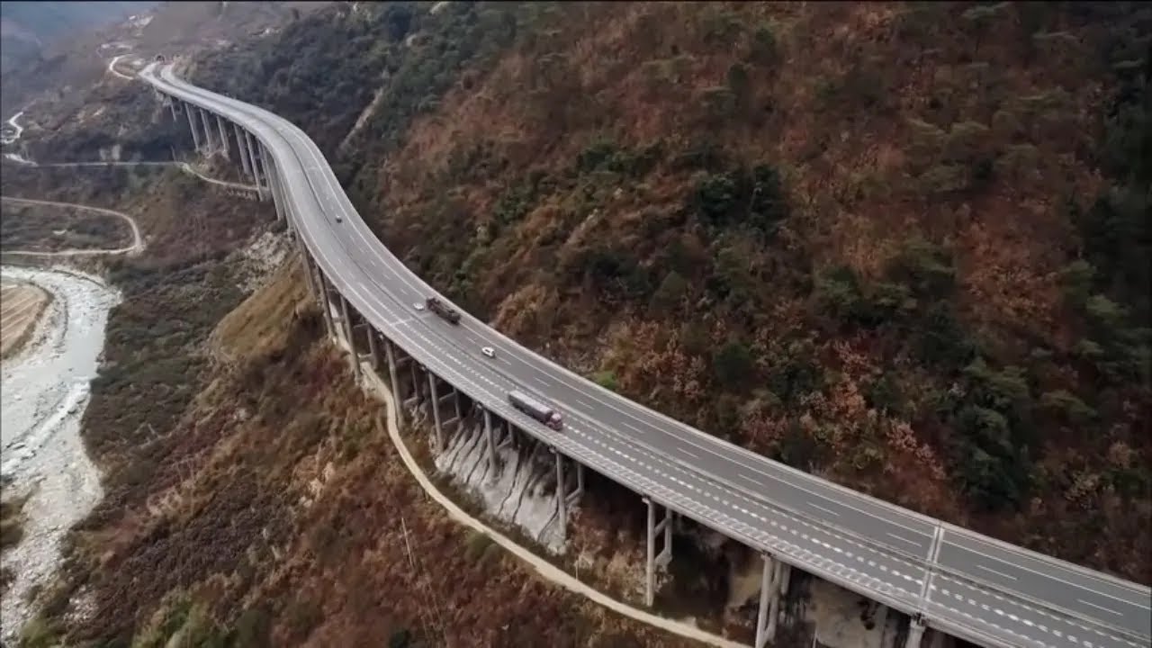 Китай, дорога головокружения