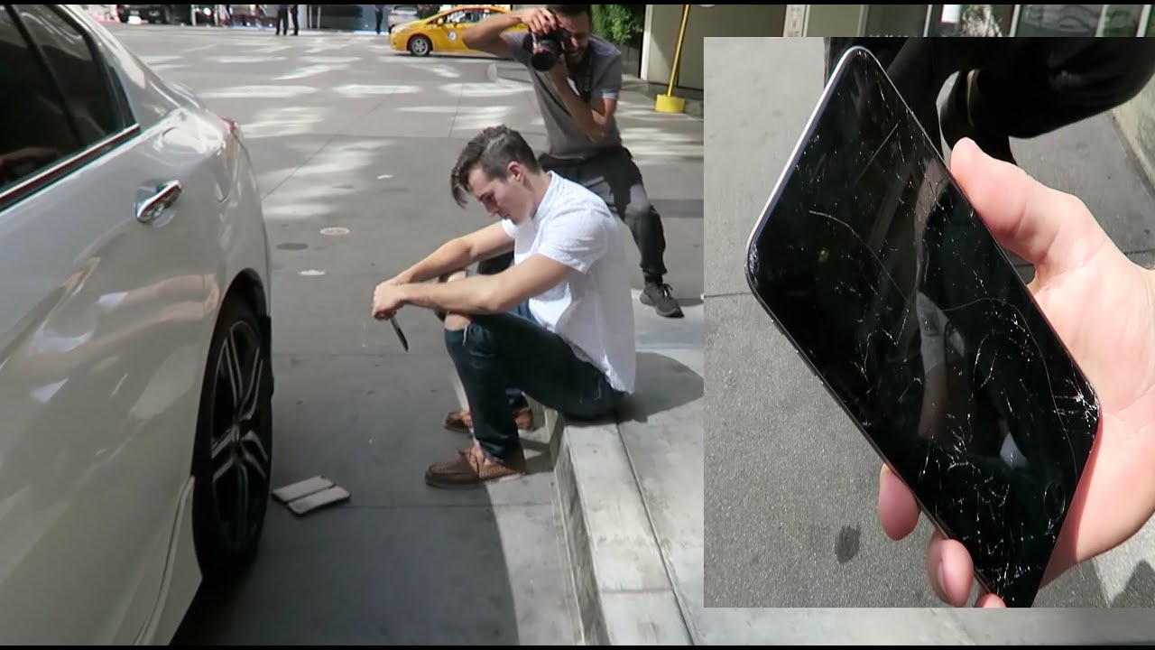 BRAND NEW IPHONE DESTROYED!