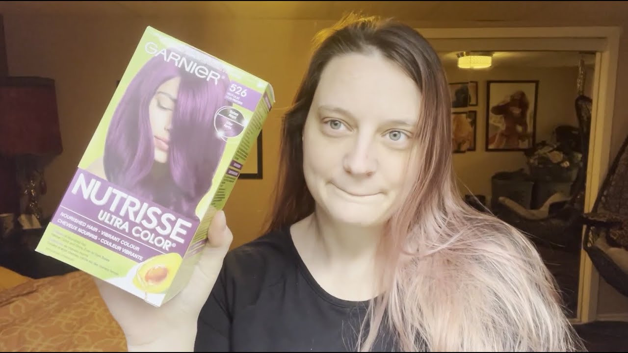 Garnier Nutrisse Deep Lilac Hair Dye Review