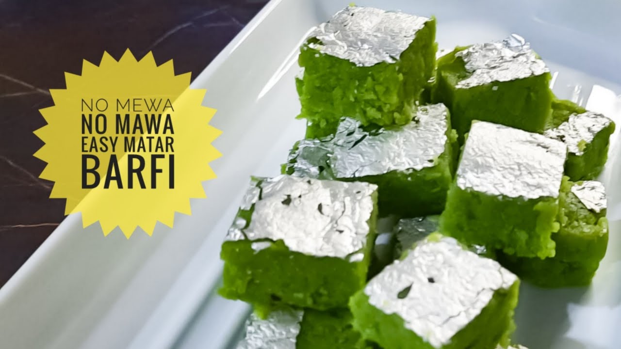 ना मेवा ना मावा, ये मिठाई पसंद आएगी मेरा दावा | Matar Barfi | Peas Barfi Recipe |