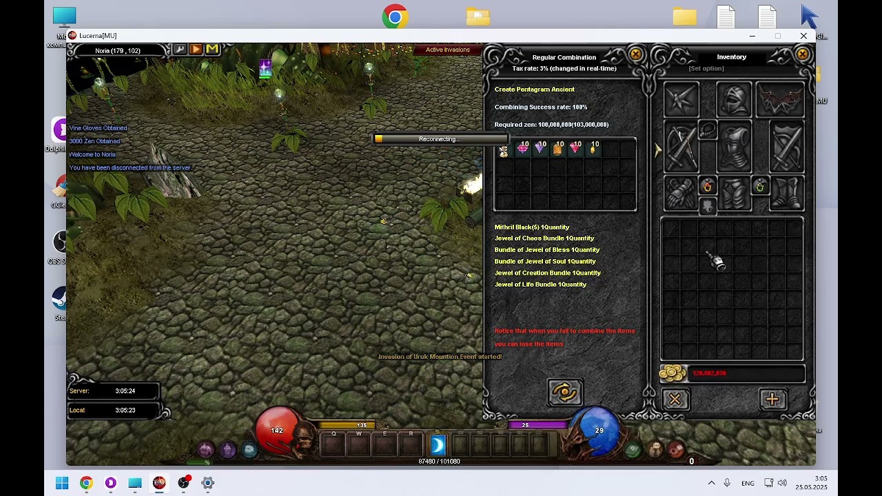 Mu Online Bug Chaos Machine Season 6 custom