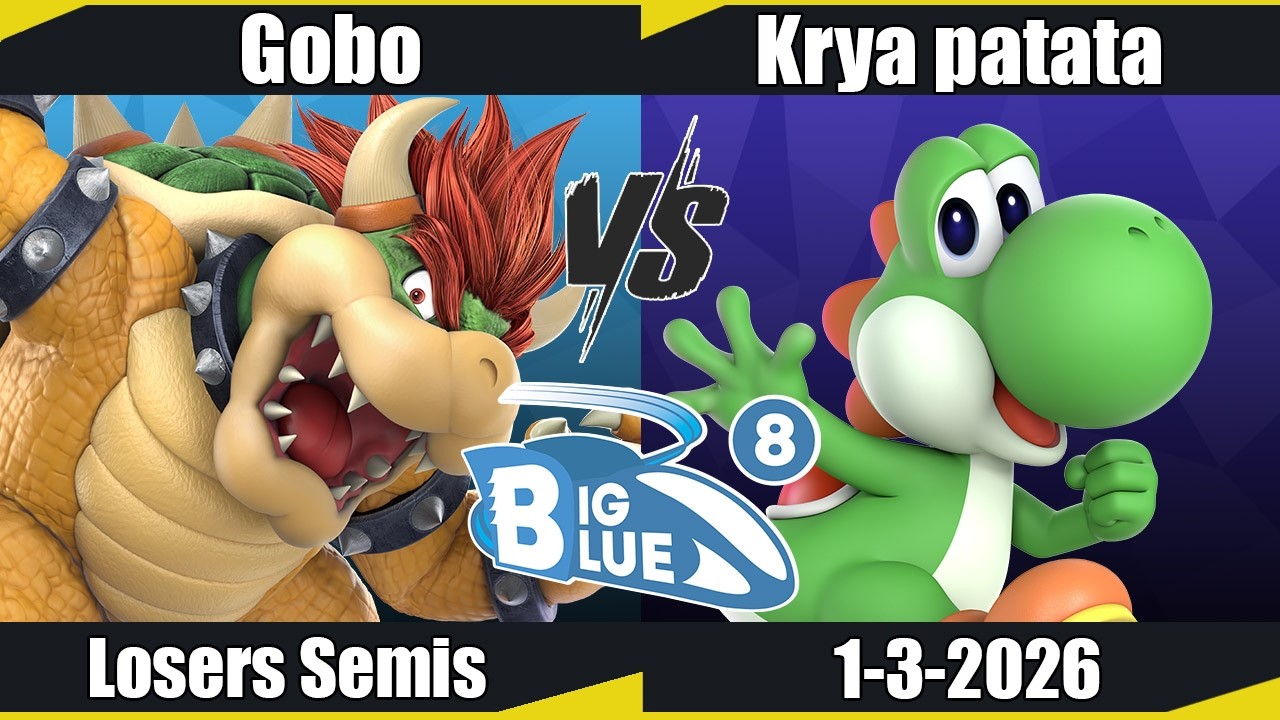 Big Blue 8  - Gobo (Yoshi) vs Krya patata (Yoshi) LS - SSBU
