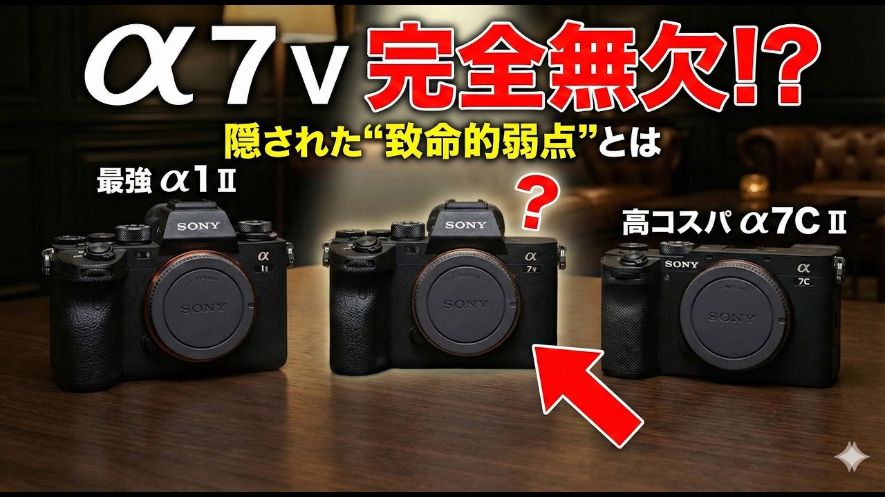 【検証】α７Vに弱点はないのか！？【レビュー】