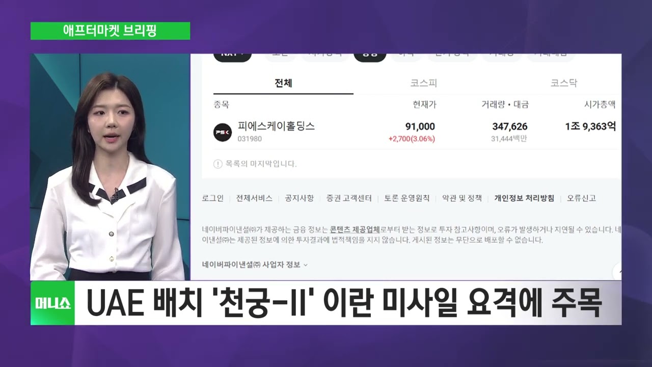 [애프터마켓 브리핑] 중동 사태에 VKOSPI 연일 최고치 경신
