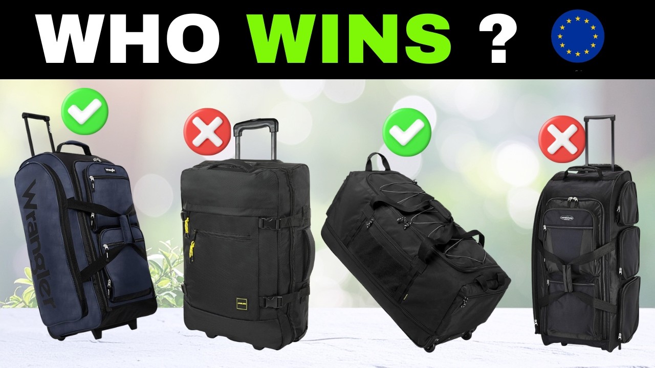✅ Top 7 Best Rolling Duffel Bags in Europe [2026] 🧳 For Every Budget