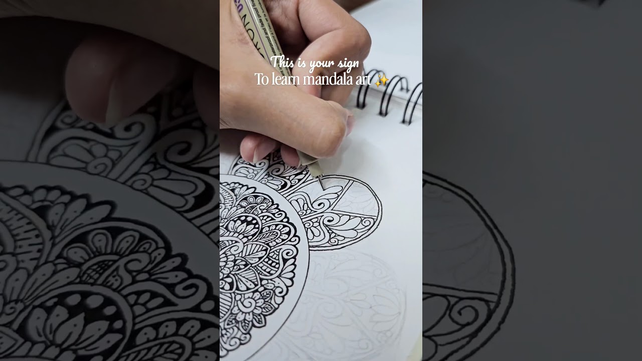 Mandala Art Is Therapeutic ✨ | Slow Drawing Process | Healing Power