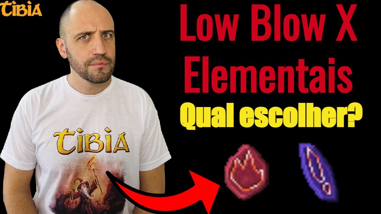 Tibia - Runa Elemental ou Low Blow? Que runa escolher?
