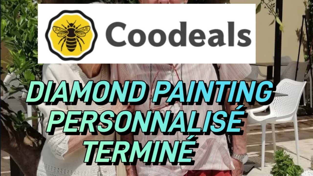 🥰 COODEALS PARTENARIAT 🤗 DIAMOND PAINTING PERSONNALISÉ TERMINÉ & ENCADRÉ 🥰 #coodeals