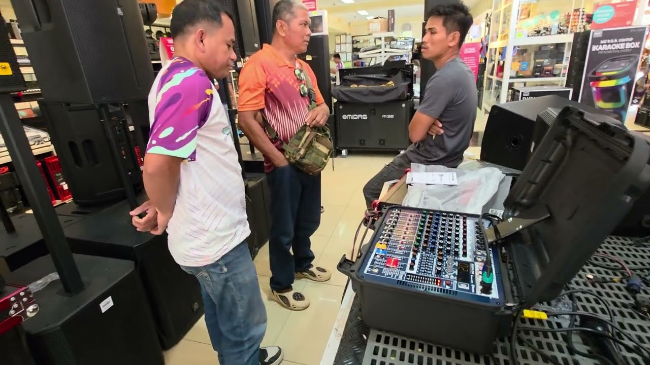 Testing Gladiator 900 on 1 Channel with 2 units of Dual 15 Speaker