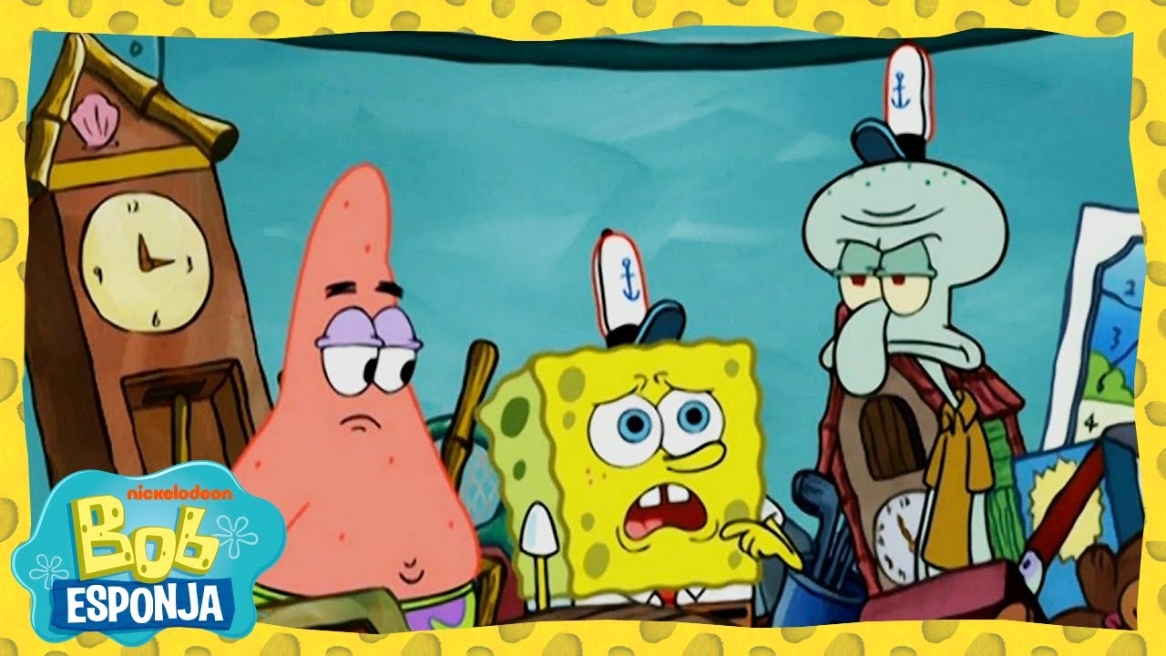Bob Esponja | Bob Esponja e seus amigos estão PRESOS no tempo? | Bob Esponja em Português