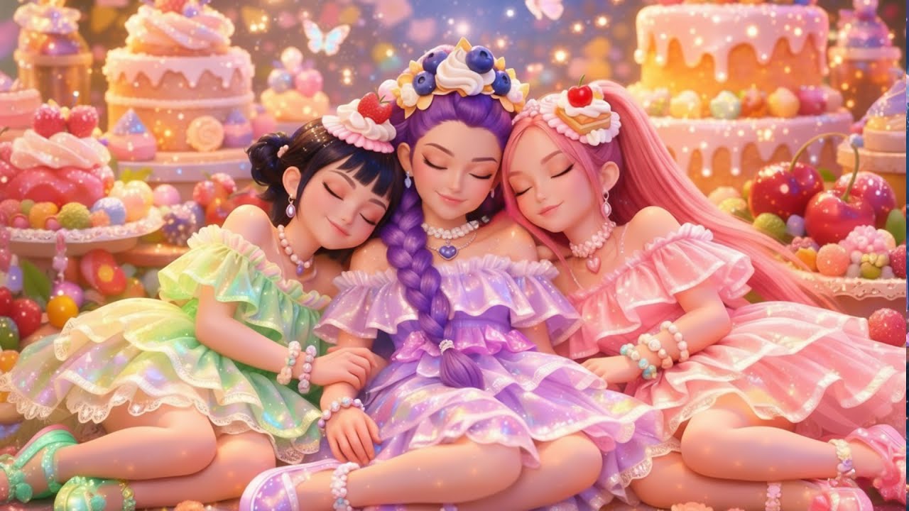 Dreamy Piano Journey with Huntrix form Kpop Demon Hunters - Calm Night and Sweet Rest