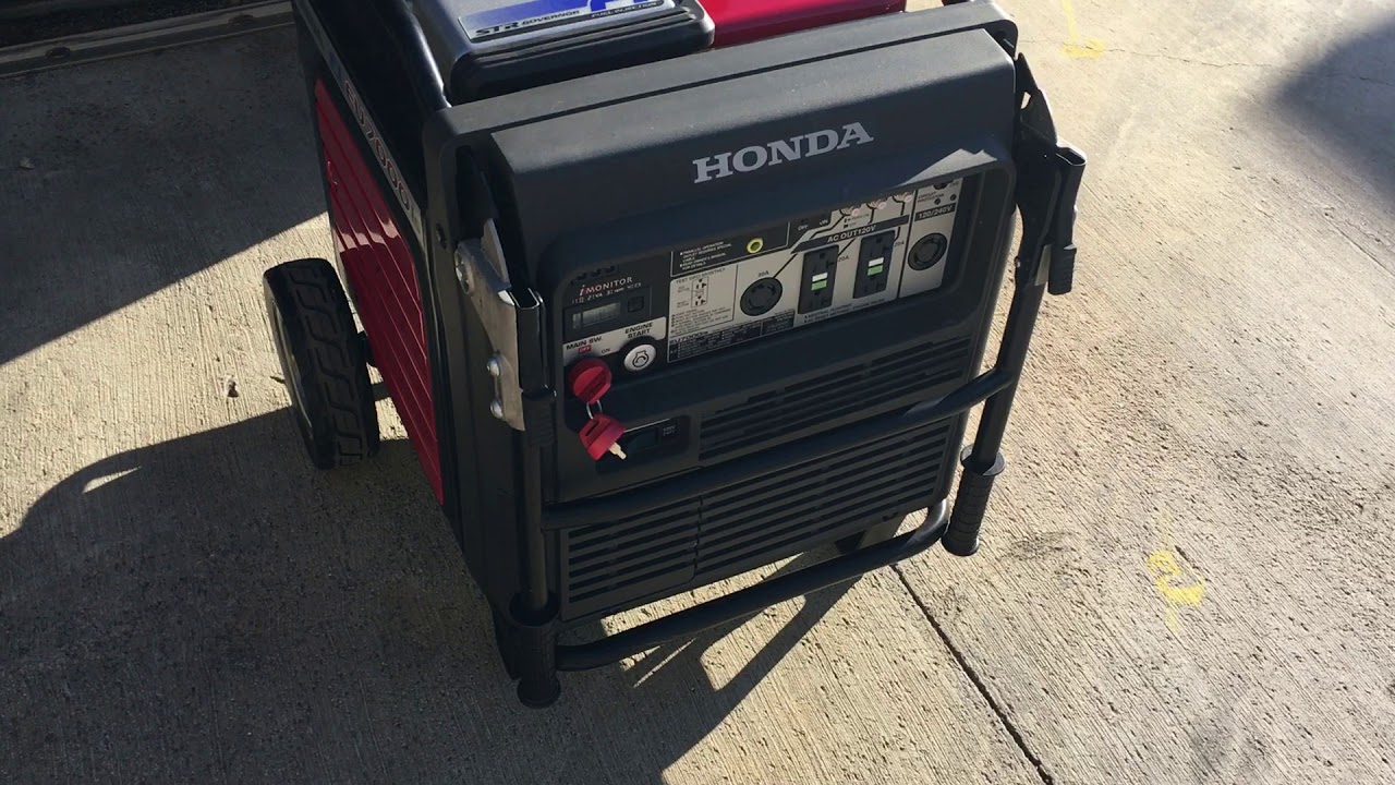 Honda EU7000iS Generator Running
