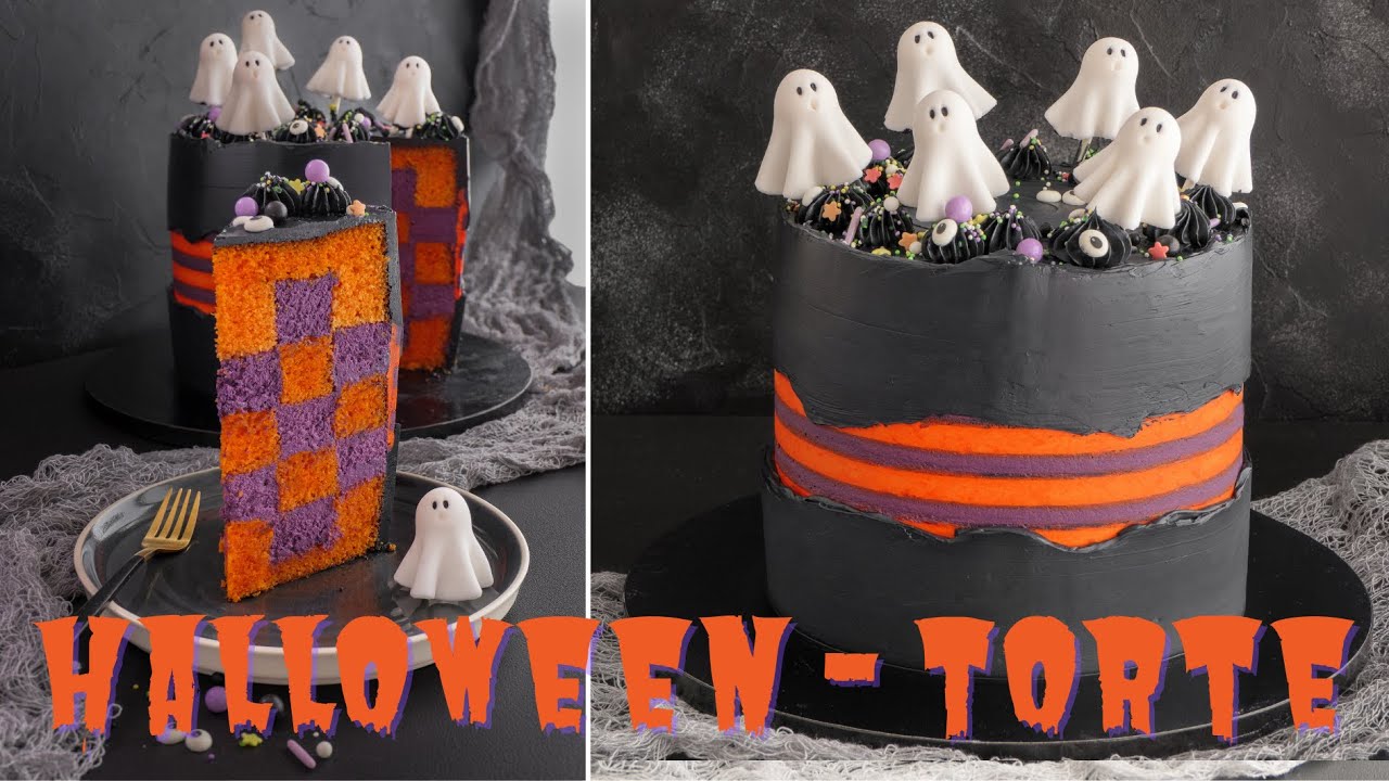 Halloween Torte | Fault-Line-Torte