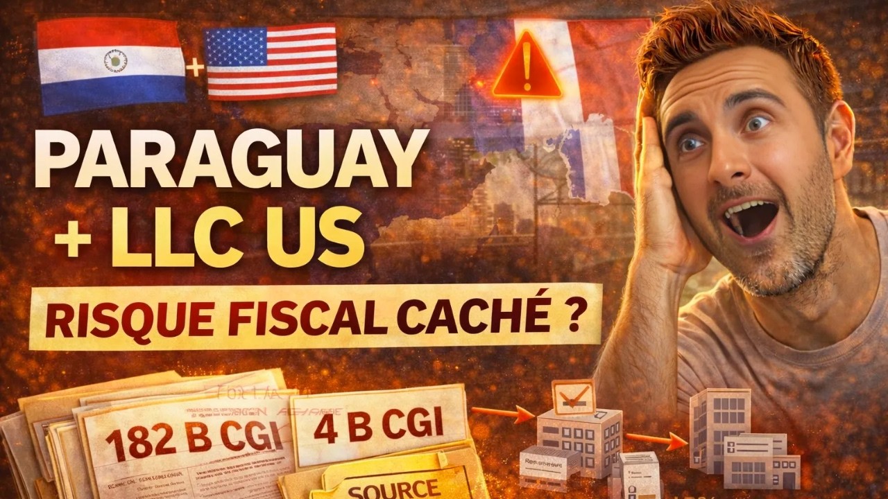 Paraguay (ou pays non conventionné) + LLC US + Clients français = ?