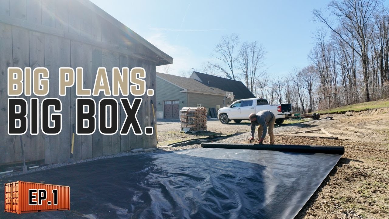 Shipping Container Kiln: Building the Foundation