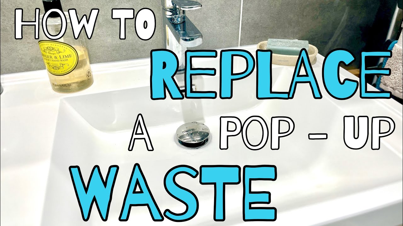 How to REPLACE a POP-UP Waste | Out with the old in with the new!! | No more stuck plugs |