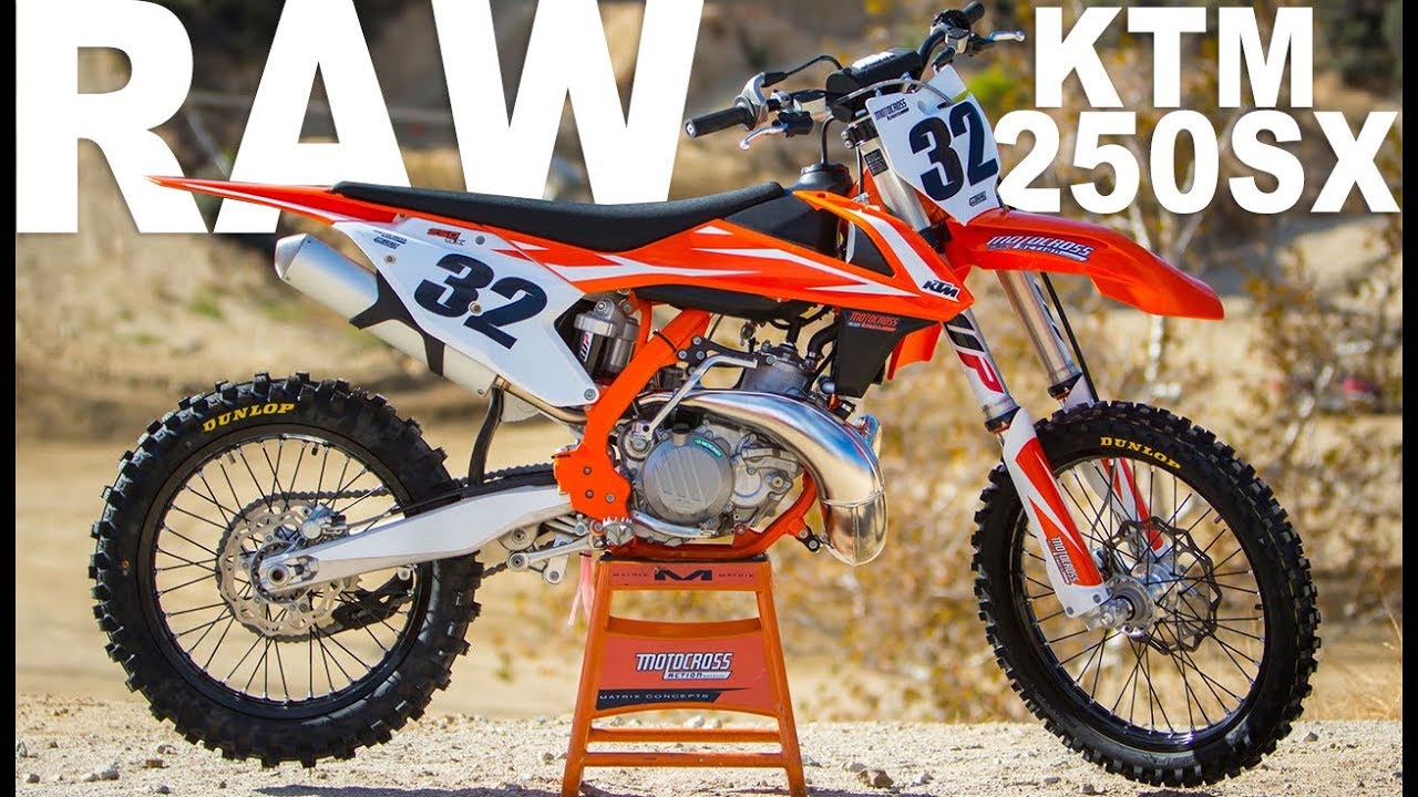 2018 KTM 250SX 2 Stroke RAW - Motocross Action Magazine