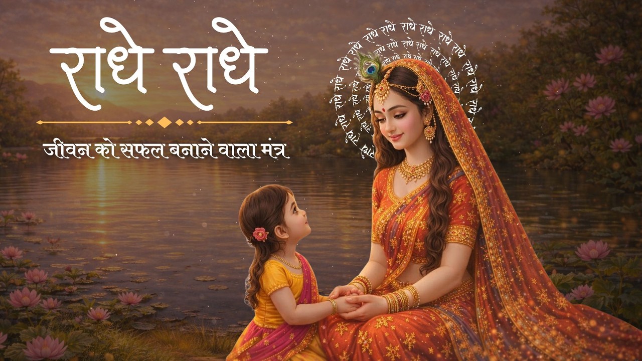 radha radha | radha radha 108 times | जीवन बदलने वाला मंत्र | 108 बार राधा नाम जप
