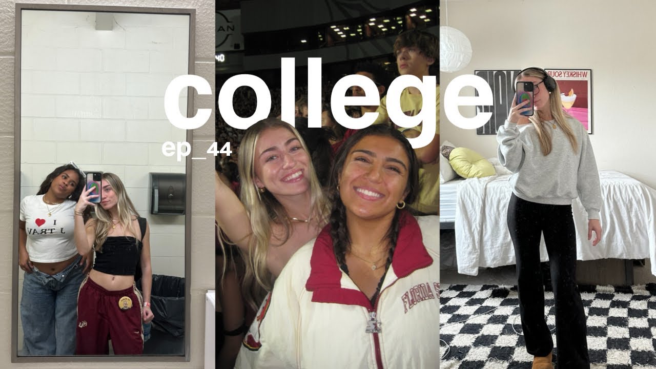 college days in my life as a senior: class, game day, nights out