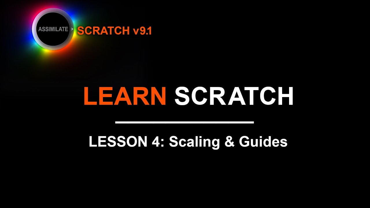 Learn Scratch - Lesson 4 - Scaling & Guides