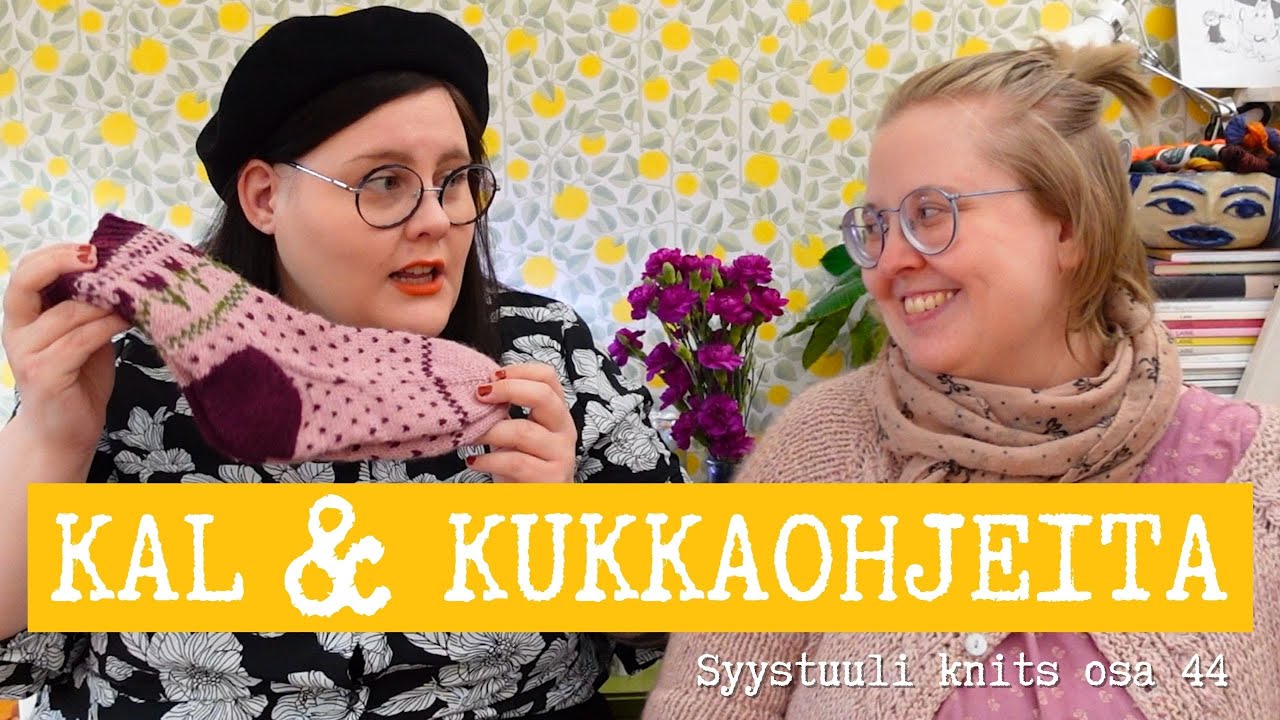 Kesän kukkayhteisneulonta & 20 neuleohjetta 🌸🌼 #kesäkukkakal2025 / Syystuuli knits