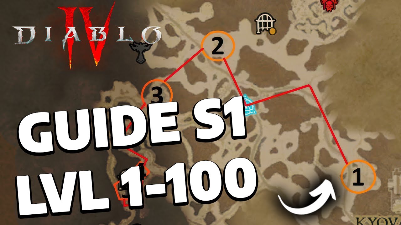 Diablo 4 : Saison 1 - Le GUIDE de LEVELING COMPLET