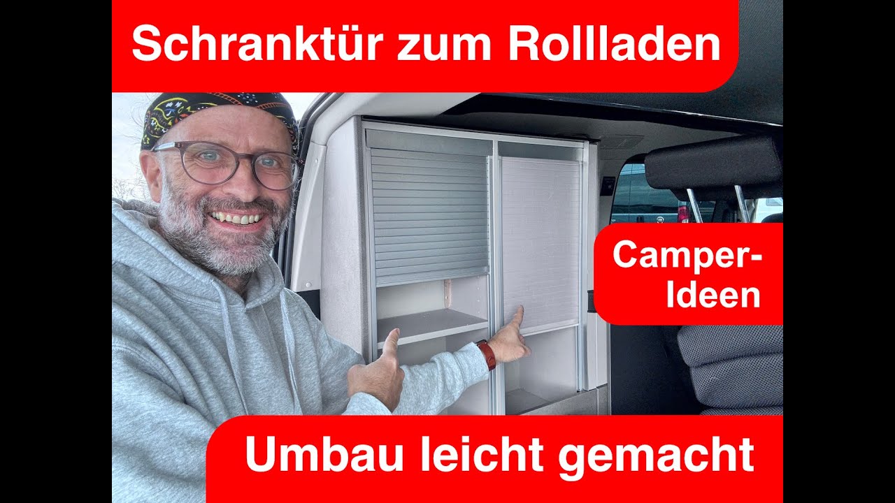 Schrankt&uuml;r zum Rolladen - DIY - Umbau leicht gemacht