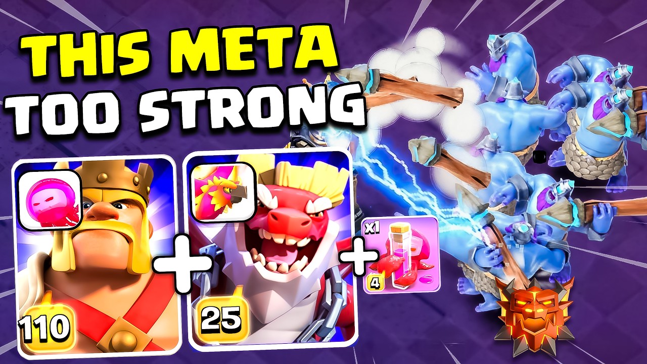 No Skill Needed!! This Strategy Broken in Legend League 🏆 th18 attack strategies clash of clans
