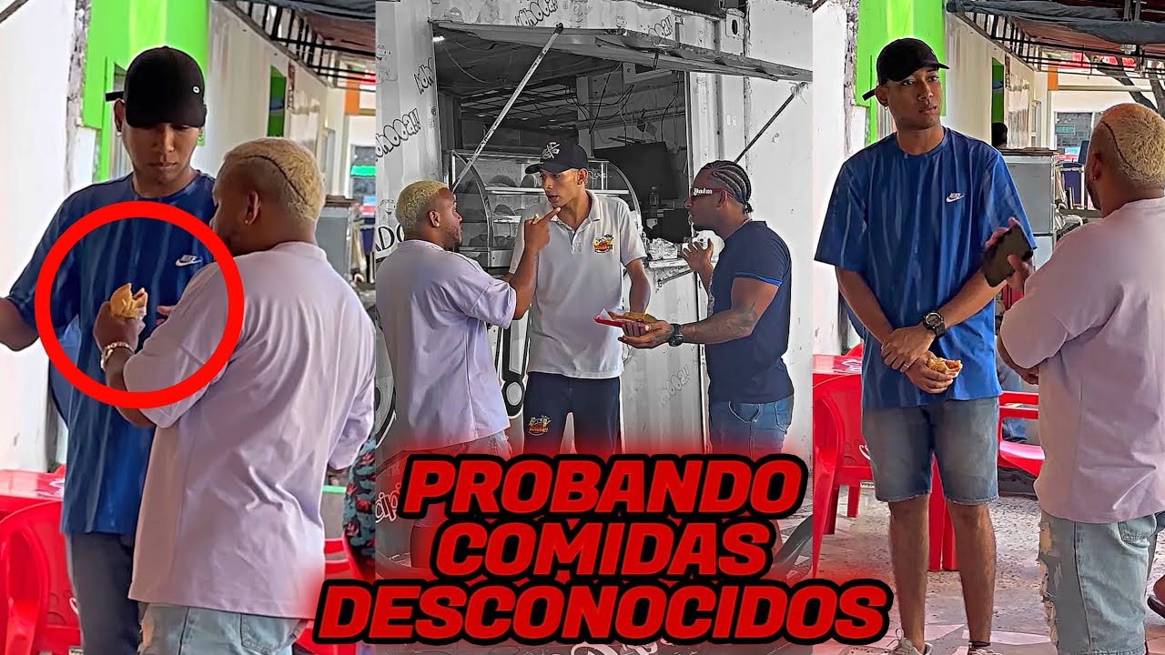 Probando comida a DESCON0C1D0S 🤣😬 | Camilin TV