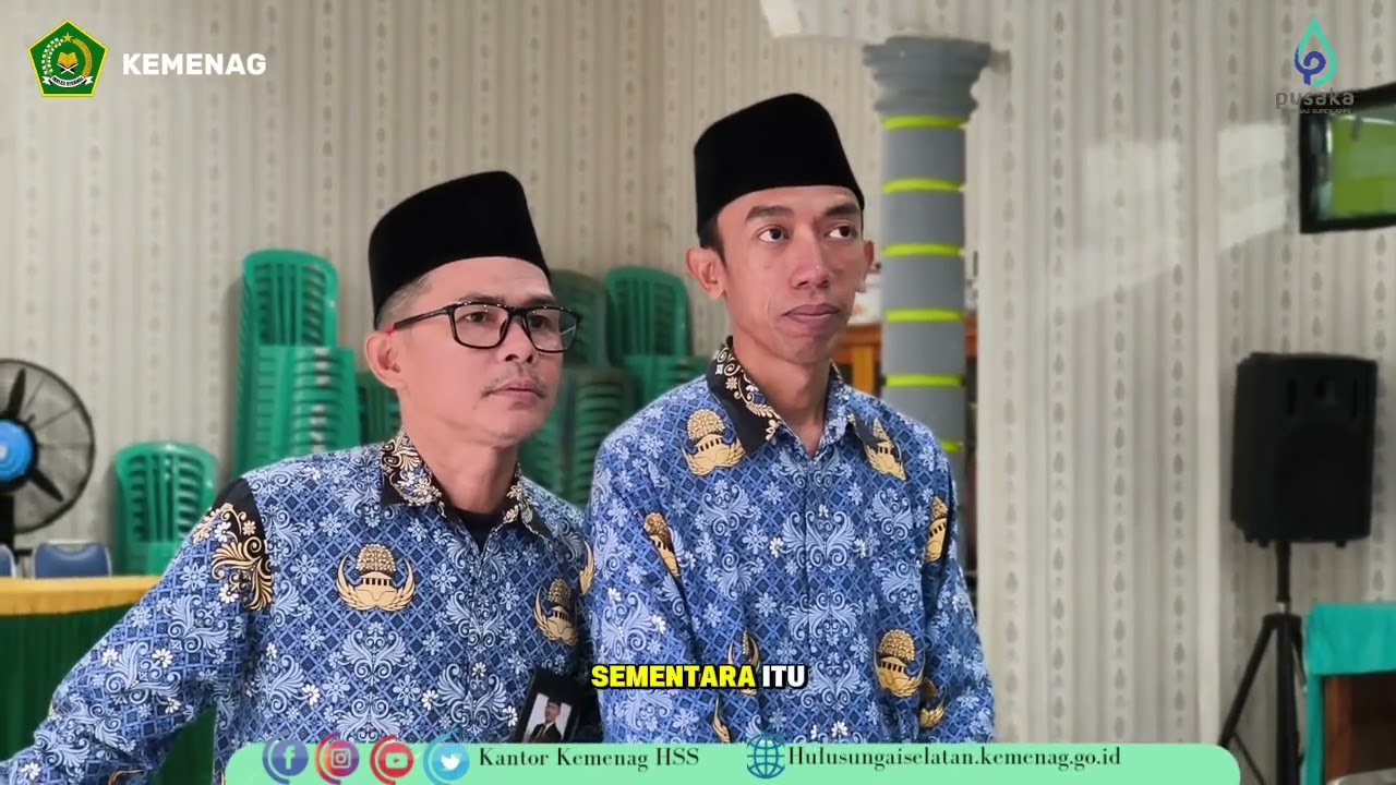 Pelantikan Pejabat Fungsional Kemenag Kalsel Secara Daring | Pesan Tegas Kanwil