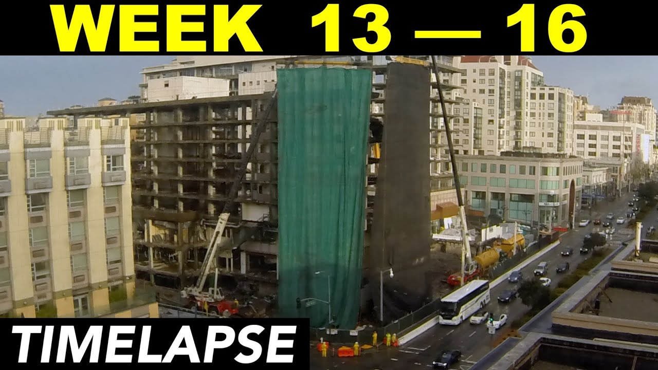 Demolition timelapse weeks 13-16