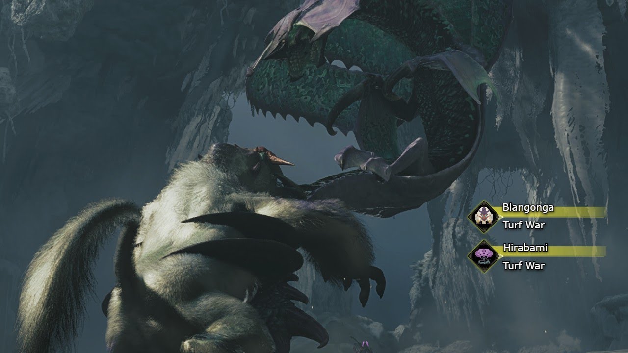 New Blangonga Vs Hirabami Turf War - Monster Hunter Wilds