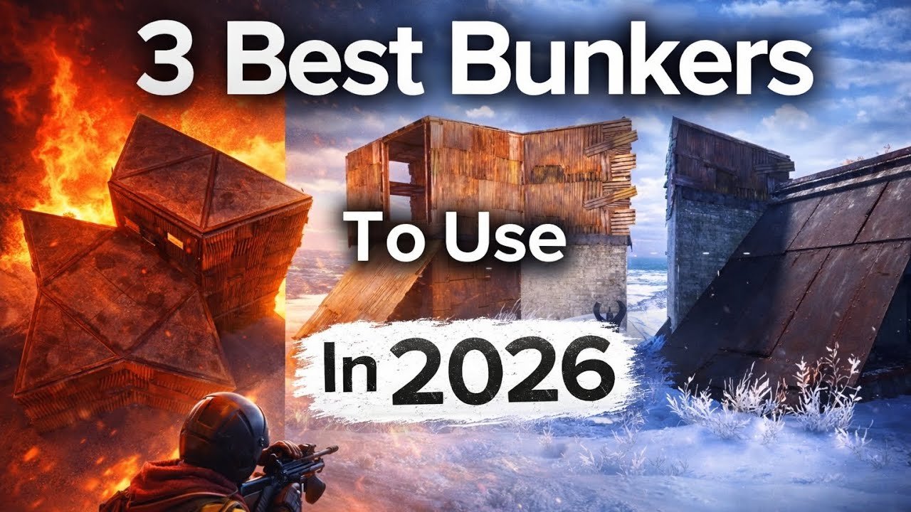 3 Best bunkers to use in 2026  Rust (Overview / how to) console 