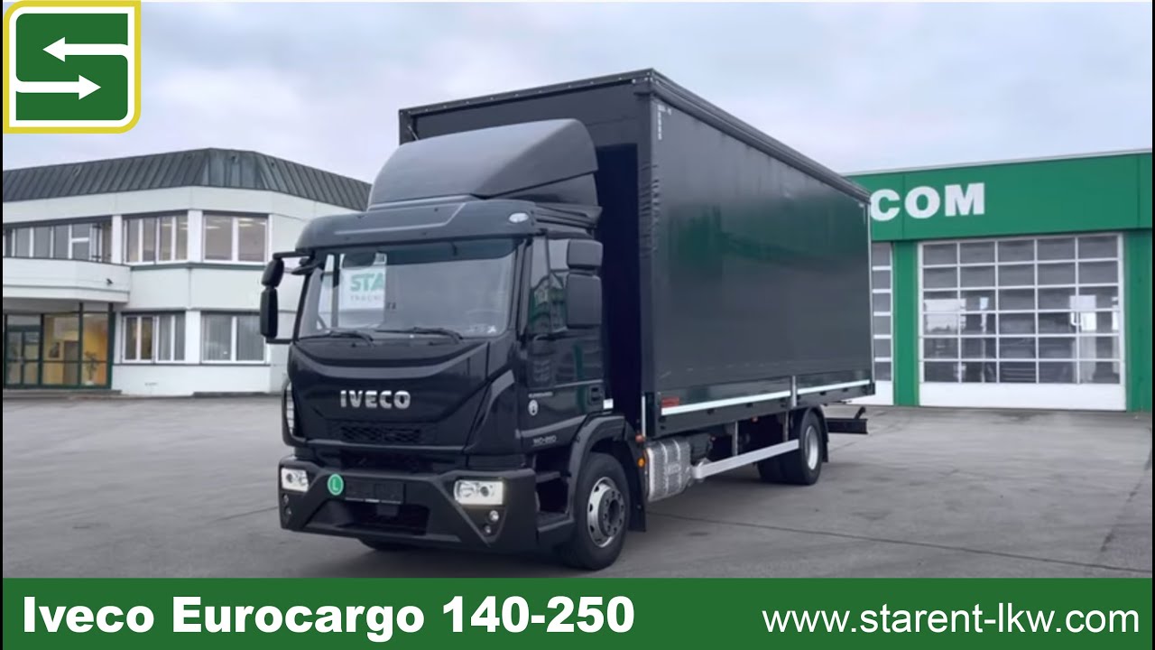 verkauft  - IVECO EUROCARGO 140-250 Planenaufbau, Klima, ACC, LKW21004, www.starent-lkw.com